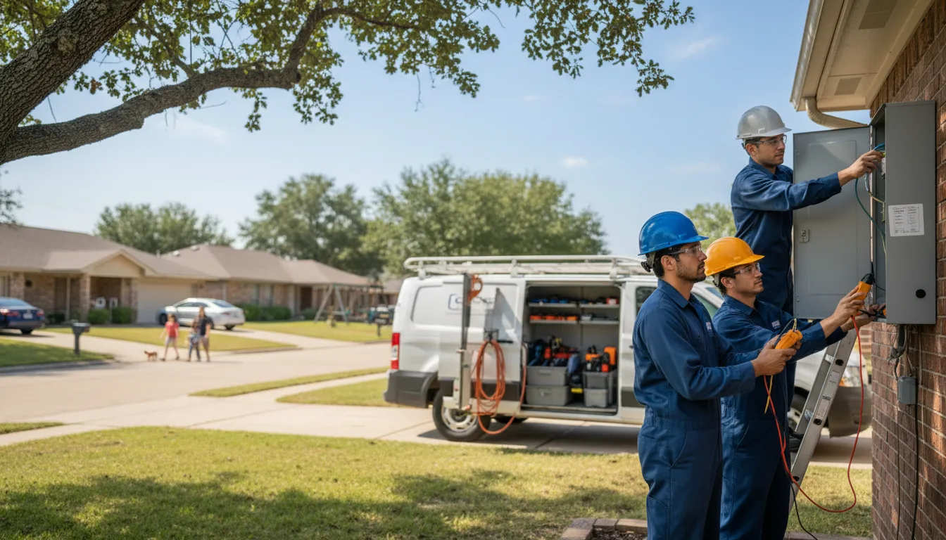 Certified electrician providing emergency electrical services in Ida Grove, IA